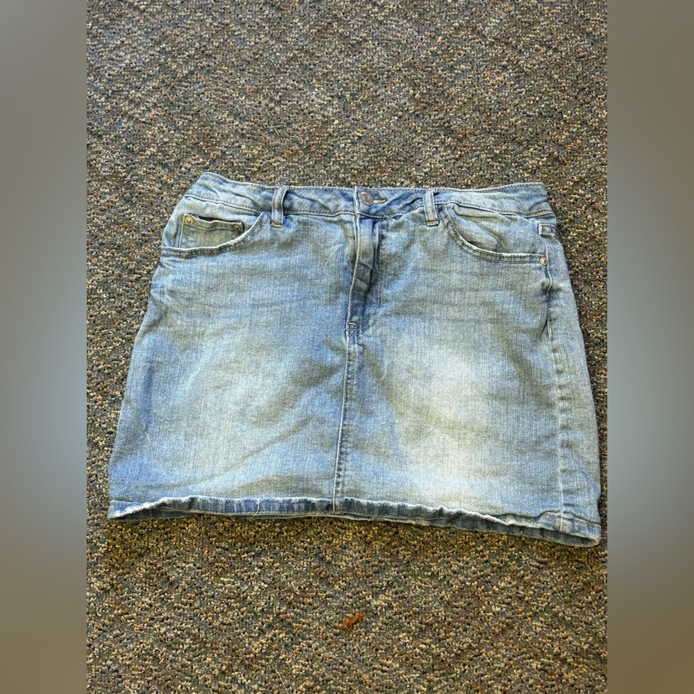 Denim Mini Skirt